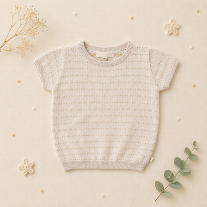Knit Top & Cardigan – Soft & Comfortable – Knitted Shirt & Cardigan