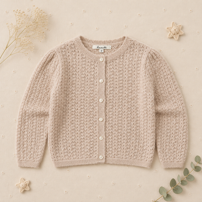Buttoned Cardigan – Soft & Comfortable – Knitted Children's Vest