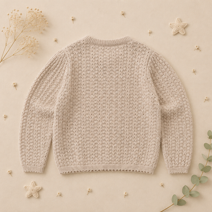 Buttoned Cardigan – Soft & Comfortable – Knitted Children's Vest
