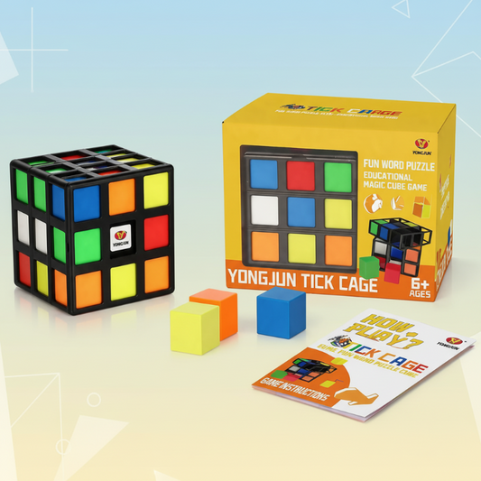 Kids Puzzle Cube | Classic Rotating | Brain Game Toy Unisex Design