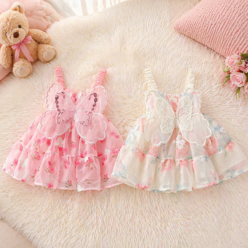 Girls Butterfly Dress – Cute & Airy – Children's Dress