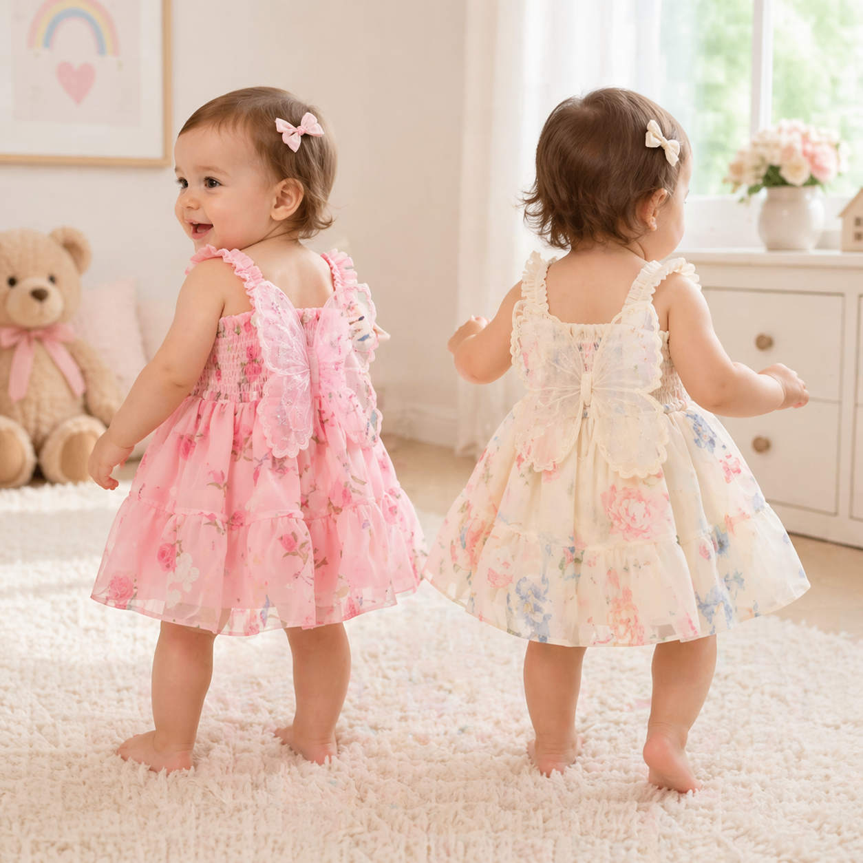 Girls Butterfly Dress – Cute & Airy – Children's Dress