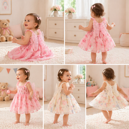 Girls Butterfly Dress – Cute & Airy – Children's Dress