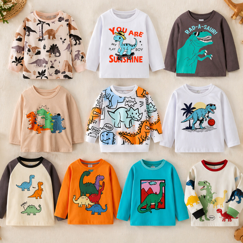 Kids Dinosaur Sweatshirt – Comfort & Style – Dino Kids Sweater