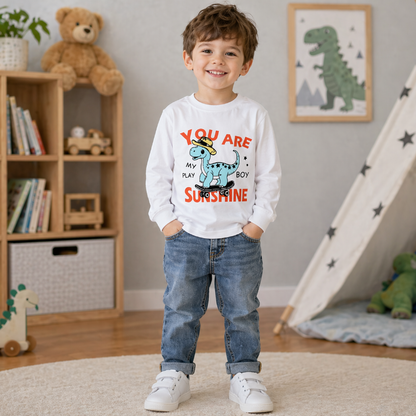 Kids Dinosaur Sweatshirt – Comfort & Style – Dino Kids Sweater