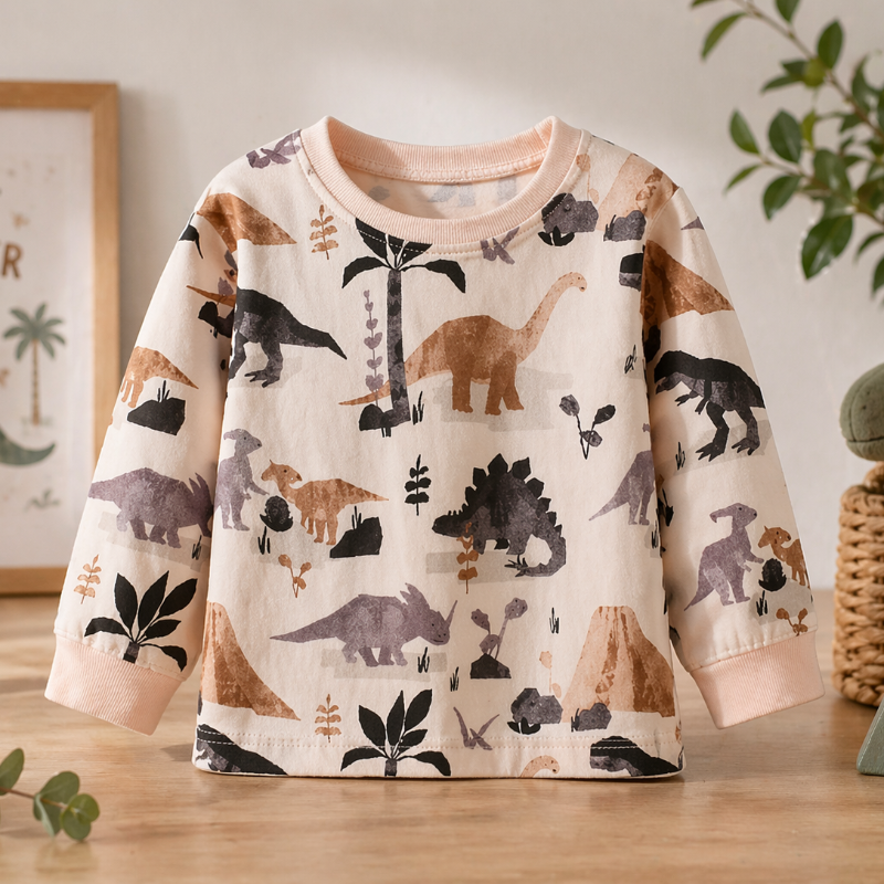 Kids Dinosaur Sweatshirt – Comfort & Style – Dino Kids Sweater