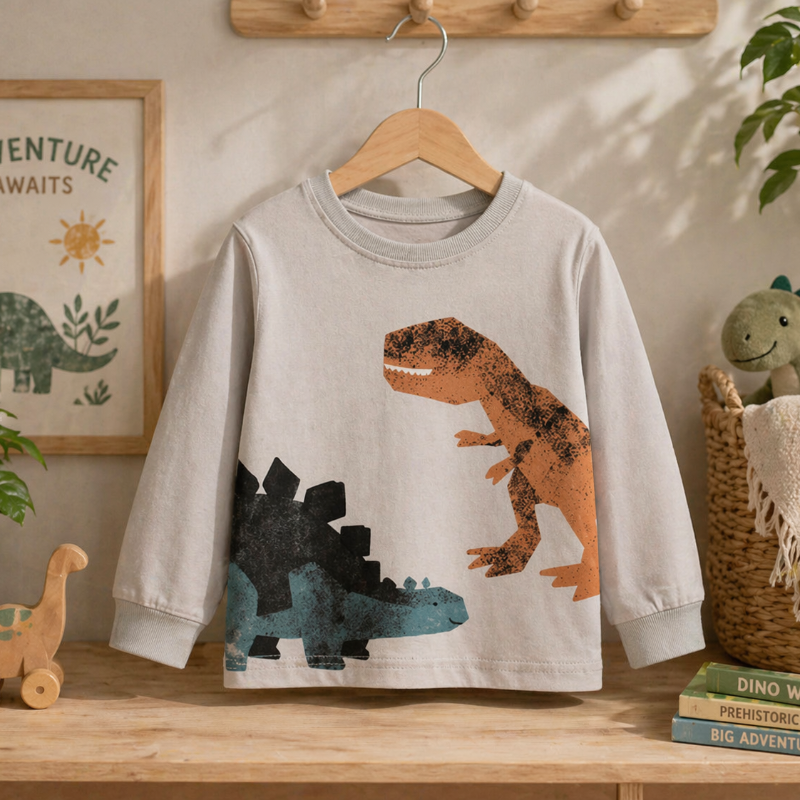 Kids Dinosaur Sweatshirt – Comfort & Style – Dino Kids Sweater