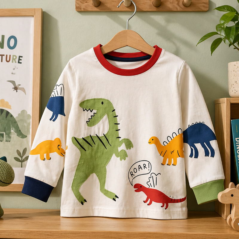 Kids Dinosaur Sweatshirt – Comfort & Style – Dino Kids Sweater