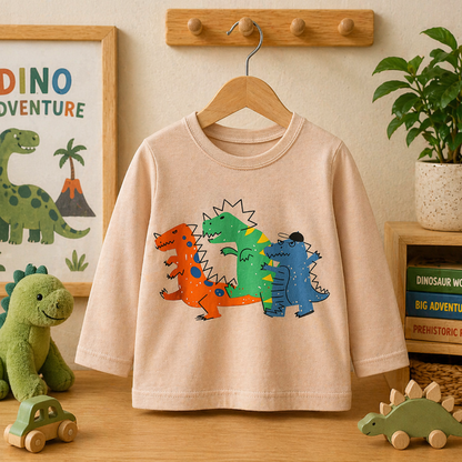 Kids Dinosaur Sweatshirt – Comfort & Style – Dino Kids Sweater