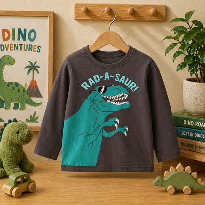 Kids Dinosaur Sweatshirt – Comfort & Style – Dino Kids Sweater