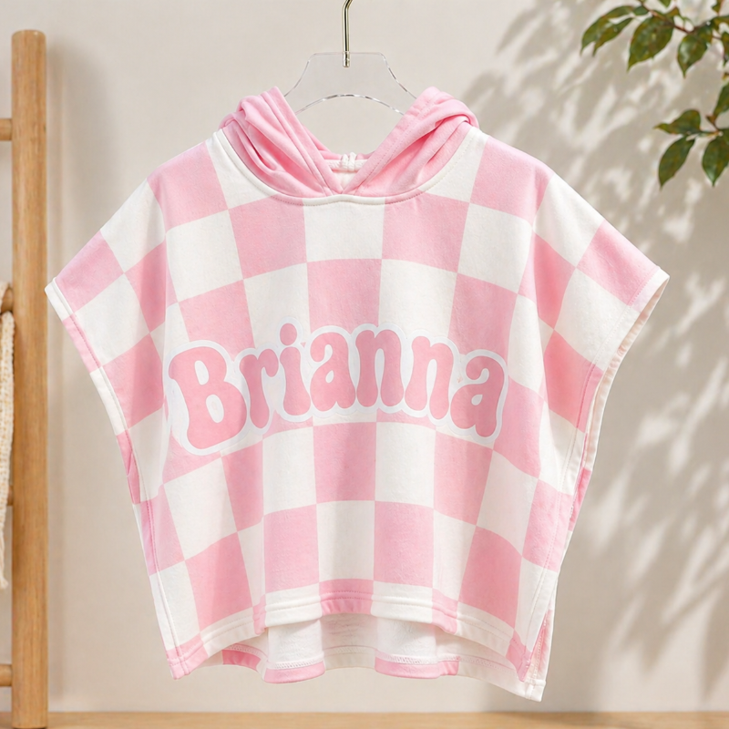 Personalized Hooded Towel – Soft & Unique – Personalized Children's Bathrobe