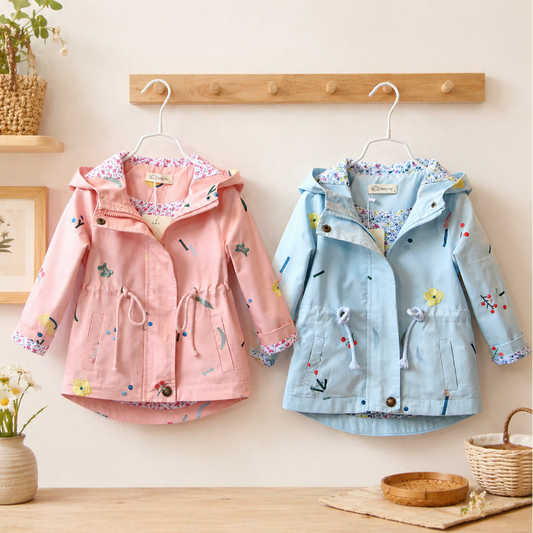 Kids Windbreaker Jacket | Lightweight | Water Resistant Unisex Design