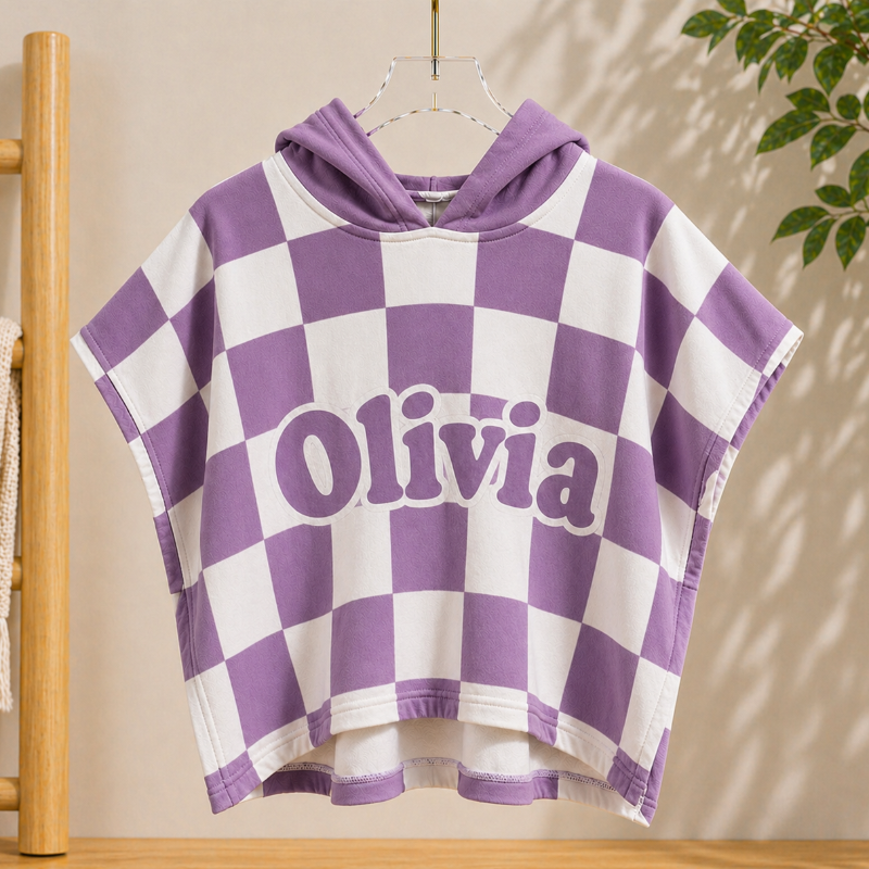 Personalized Hooded Towel – Soft & Unique – Personalized Children's Bathrobe