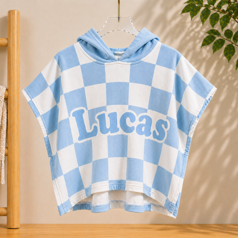Personalized Hooded Towel – Soft & Unique – Personalized Children's Bathrobe