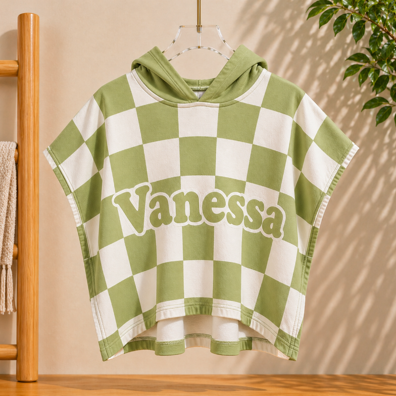 Personalized Hooded Towel – Soft & Unique – Personalized Children's Bathrobe