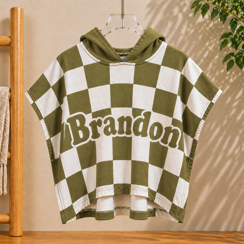 Personalized Hooded Towel – Soft & Unique – Personalized Children's Bathrobe
