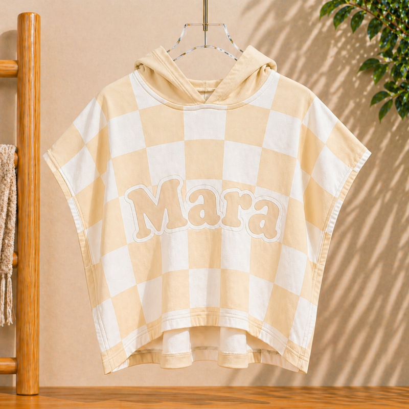 Personalized Hooded Towel – Soft & Unique – Personalized Children's Bathrobe