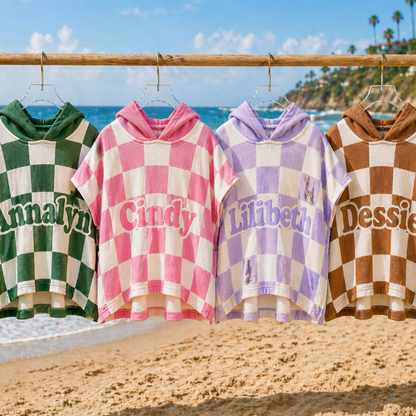 Personalized Hooded Towel – Soft & Unique – Personalized Children's Bathrobe