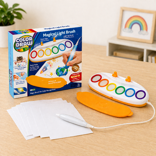 Kids Drawing Set | Reusable Canvas | Magic Light Machine for All Ages