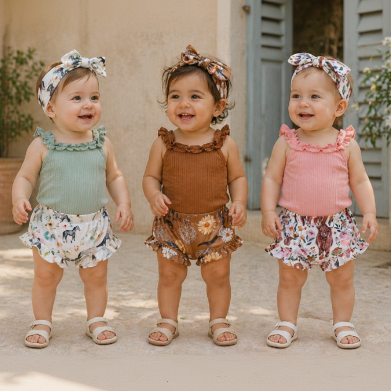 Baby Girl Summer Outfit – Cute & Airy – Baby Clothing Set