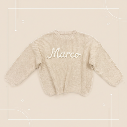 Personalized Baby Sweater – Unique & Loving – Embroidered Personalized Baby Sweater