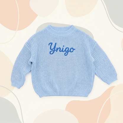 Personalized Baby Sweater – Unique & Loving – Embroidered Personalized Baby Sweater