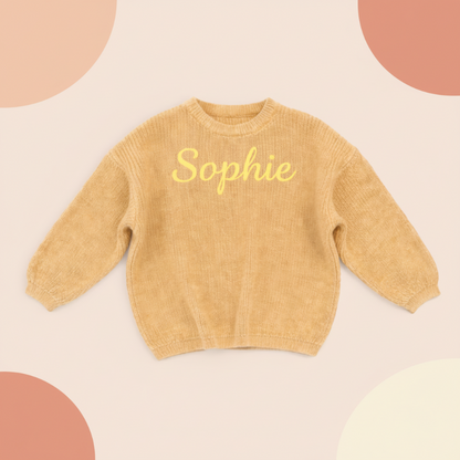 Personalized Baby Sweater – Unique & Loving – Embroidered Personalized Baby Sweater