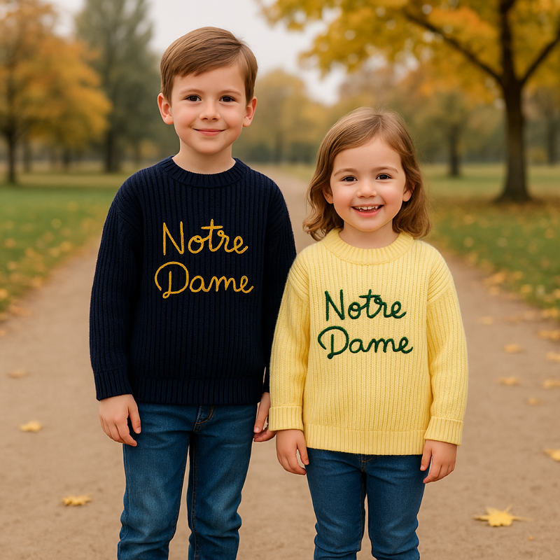 WarmWeave – Comfortable & Fun – 'Notre Dame' Sweater