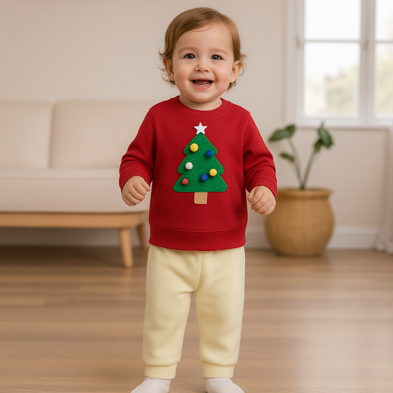 FrostyFit – Warm and Cozy – Red Christmas Sweater