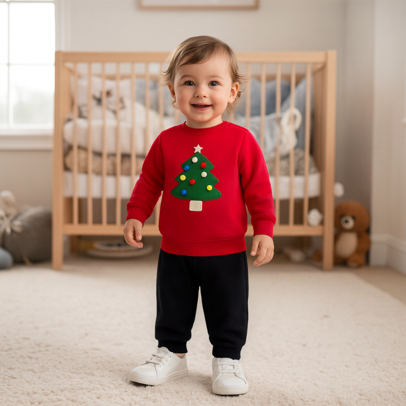 FrostyFit – Warm and Cozy – Red Christmas Sweater