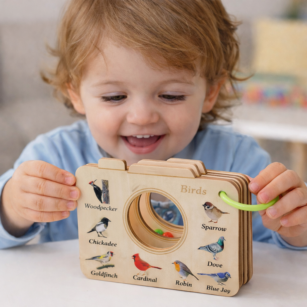 NatureBook – Nature Discovery Set – Educational Wooden Viewfinder