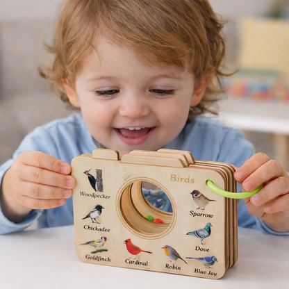NatureBook – Nature Discovery Set – Educational Wooden Viewfinder