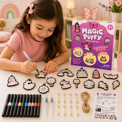 Magic Puff Paint – Creative & Interactive – Craft Set with Magical Foam Texture