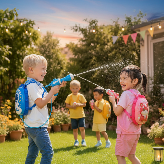 Kids Water Blaster | Backpack Design | Long Range Comfortable Design