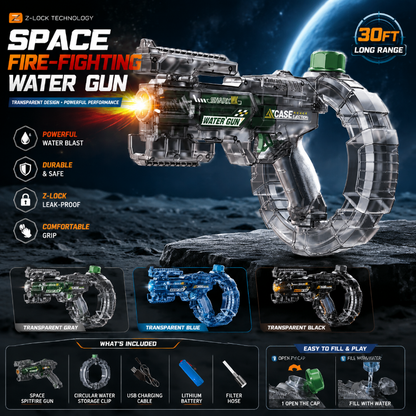 Space Water Blaster Toy – Interactive & Fun – Water Gun