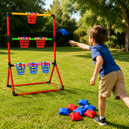 Sandbag Toss Game – Interactive & Outdoor – Bean Bag Game Set