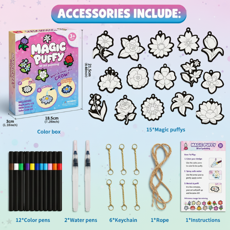 Magic Puff Paint – Creative & Interactive – Craft Set with Magical Foam Texture