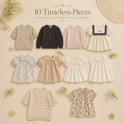 Girls Summer Fashion Top – Airy & Comfortable – Vintage Girls Top