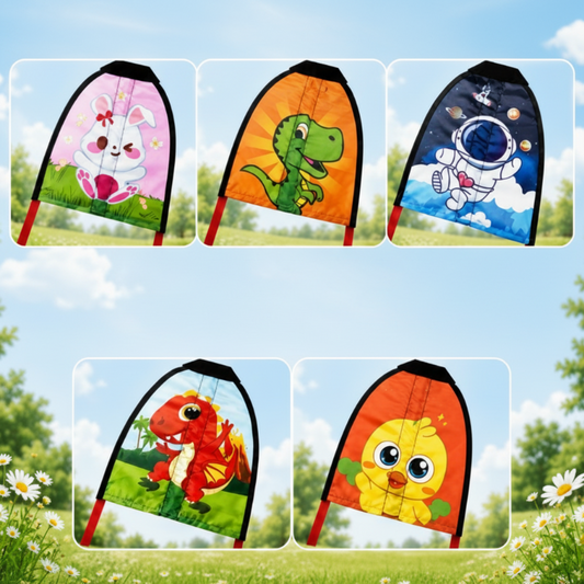 Kids Handheld Kite | Outdoor Play | Easy Launch Elastic Waistband