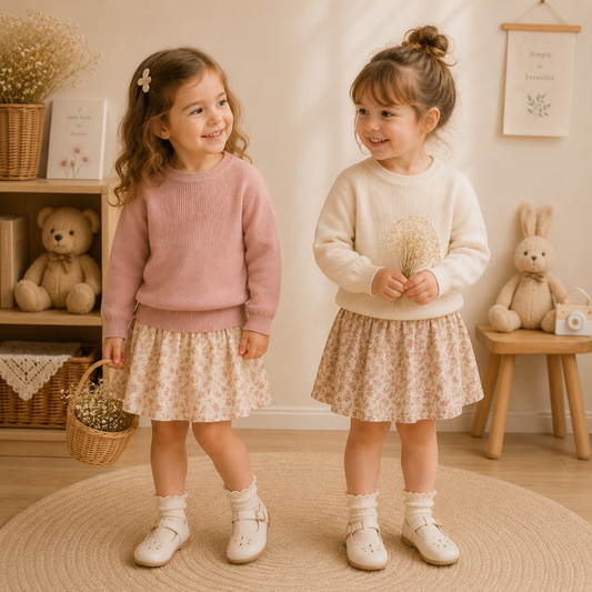 Thin Cotton Pullover – Light & Comfort – Knitted Kids Sweater