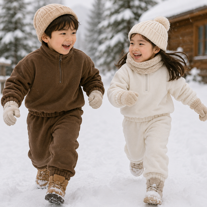 Winter Tracksuit – Warm & Comfort – Winter Kids Clothing Set
