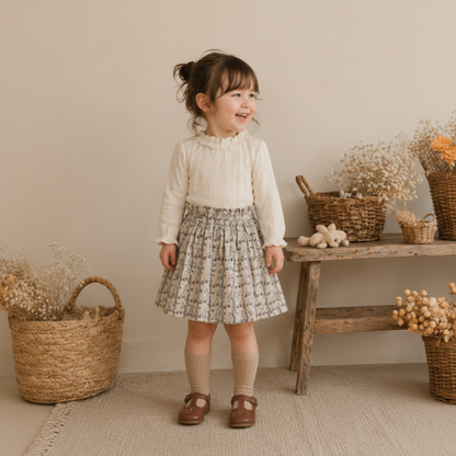 Cherry Shirt & Skirt – Cute & Airy – Kids Clothing Set