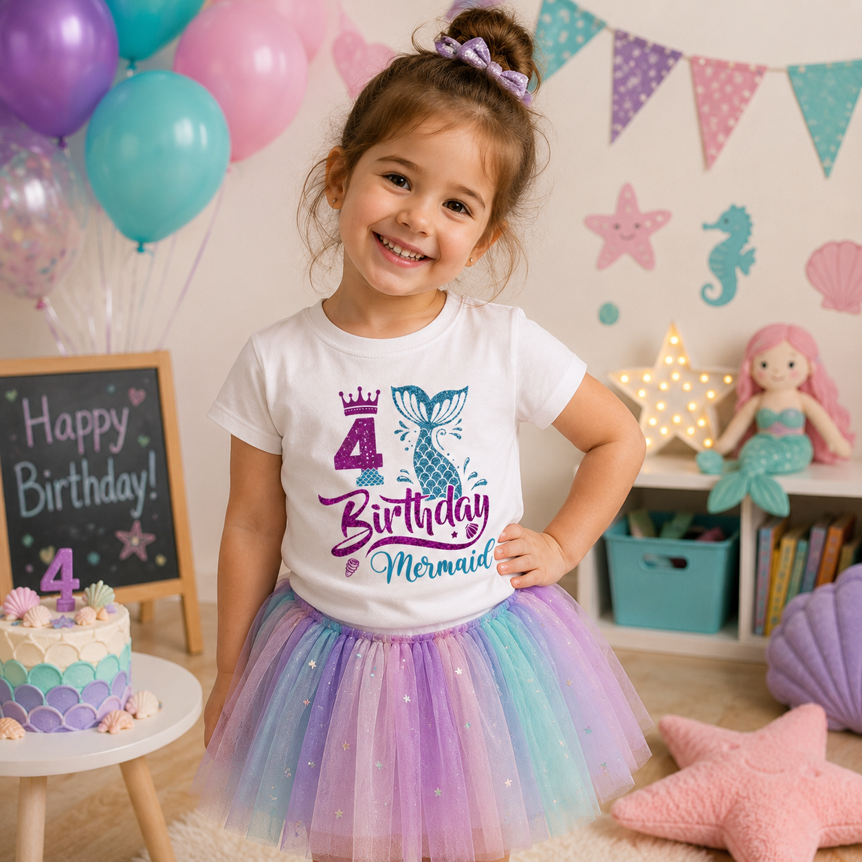 Birthday Graphic Tee – Cute & Breezy – Birthday Kids T-shirt