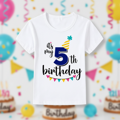 Birthday Graphic Tee – Cute & Breezy – Birthday Kids T-shirt