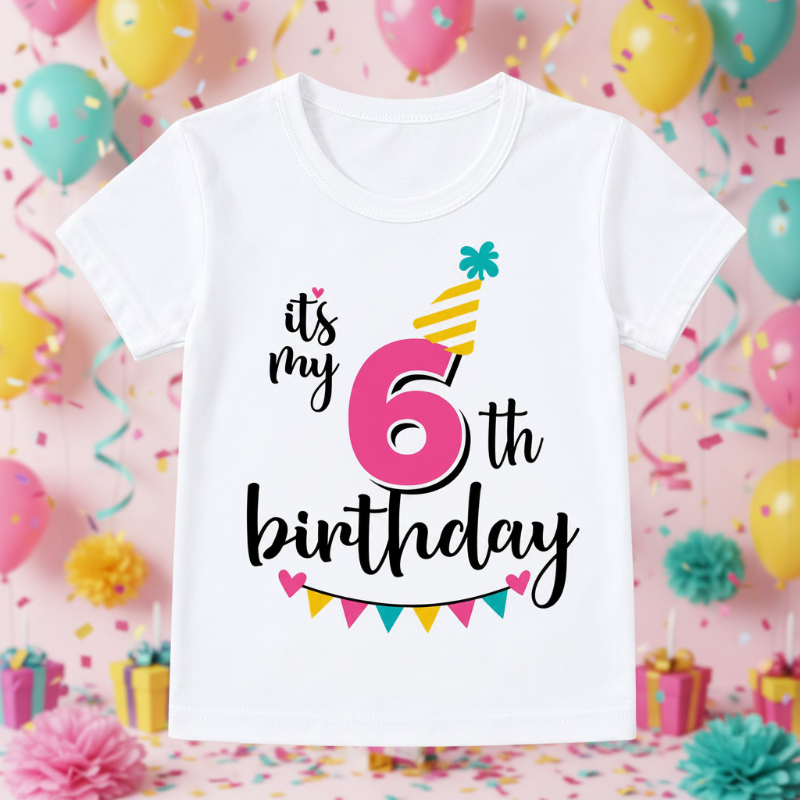 Birthday Graphic Tee – Cute & Breezy – Birthday Kids T-shirt