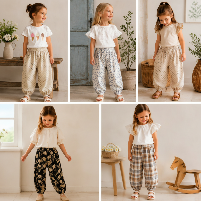Harem Pants – Airy & Comfortable – Loose Kids' Pants