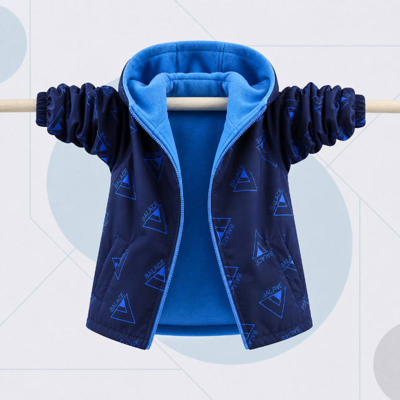 Reversible Kids Jacket – Waterproof & Windproof – Lightweight Jacket