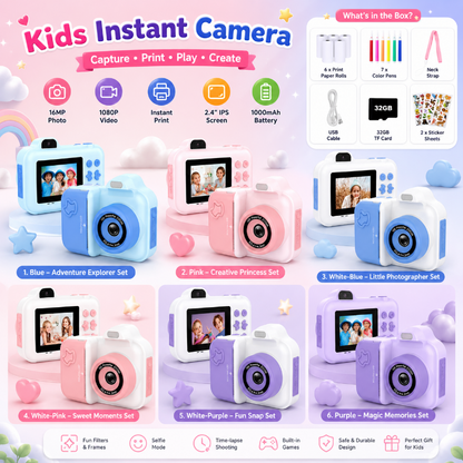 Instant Print Camera – Creative & Interactive – Instant Kids Camera