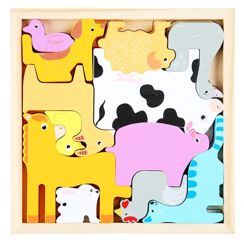 Woods™ - Which shapes fit in the list? - Shapes puzzle (2+1 FREE)