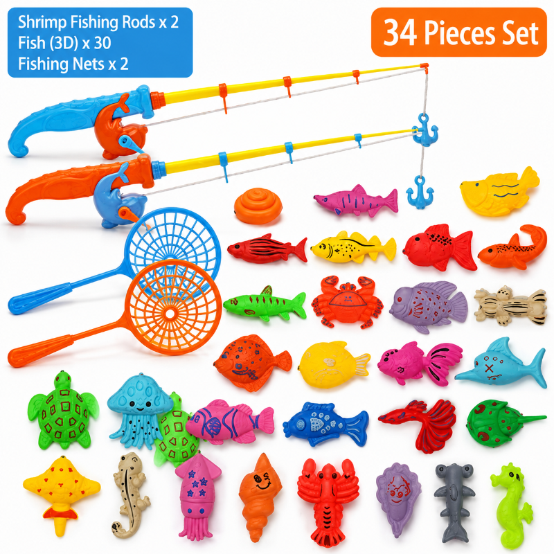 Fishing Game – Learn & Discover – Magnetic Fishing Game